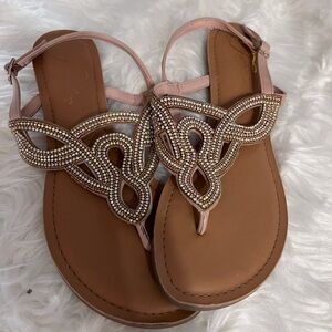 Jeweled sandals